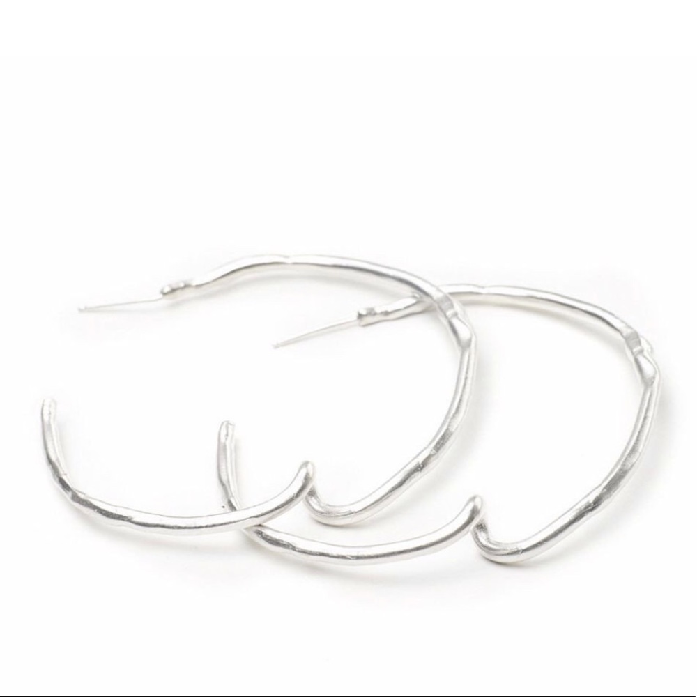 Vanessa Lianne sterling silver hoops